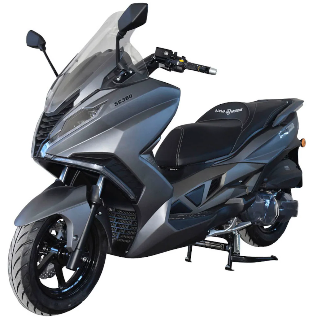 Alpha Motors Motorroller »Sport Cruiser 300« 276 cm³ 125 km/h Euro 5 23 79 PS (mit Topcase) mit integr. Alarmanlage Keyless-System USB-Anschluss und Windschild auf Rechnung online bestellen Blitzverkäufe