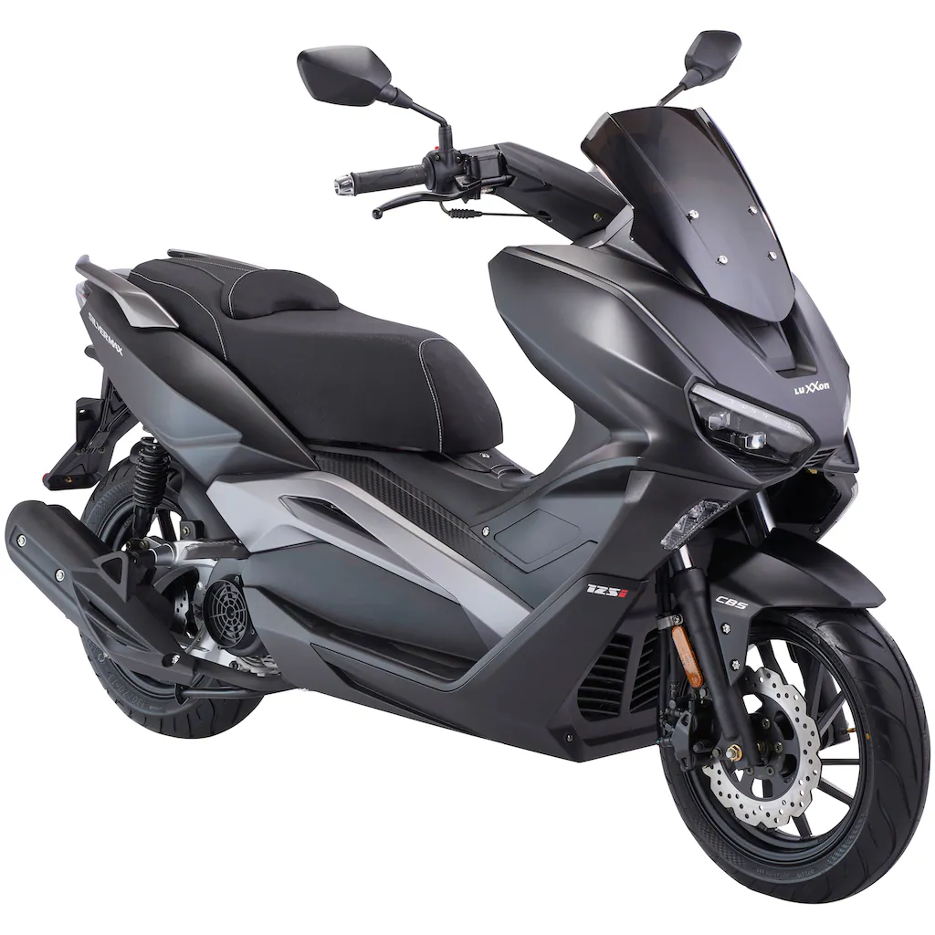 Luxxon Motorrad »Silvermax« 124 6 cm³ 85 km/h Euro 5 10 2 PS auf Rechnung Limitierter Zeitrabatt