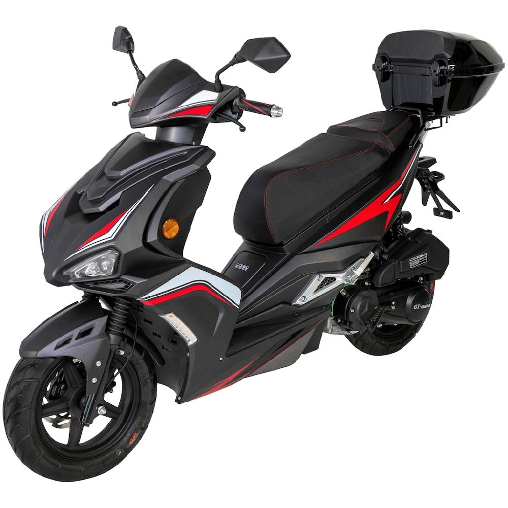 GT UNION Motorroller »Striker 125« 124 6 cm³ 85 km/h Euro 5 8 84 PS (Set mit Topcase) Luftgekühlter Motor auf Raten Sonderangebot