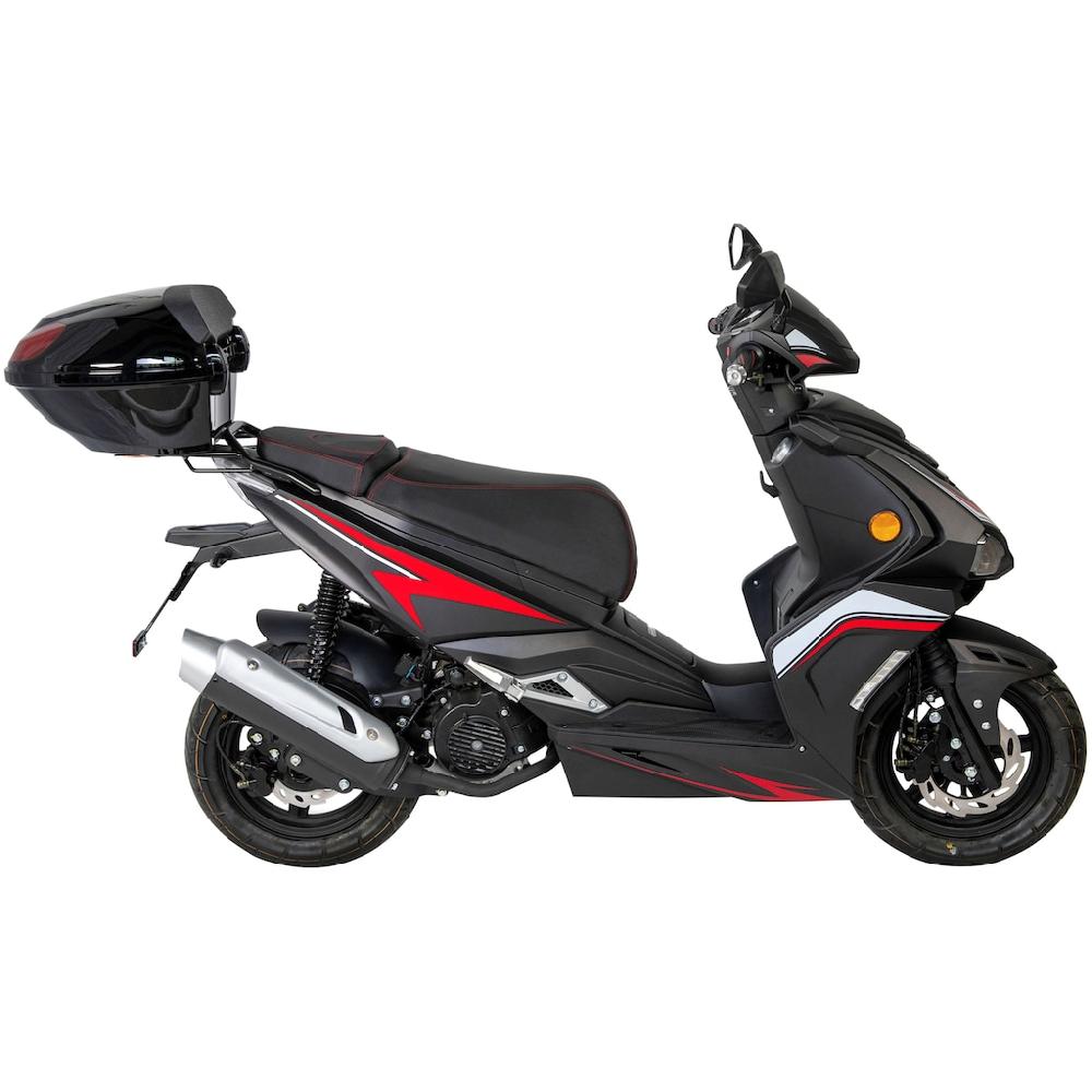 GT UNION Motorroller »Striker 125« 124 6 cm³ 85 km/h Euro 5 8 84 PS (Set mit Topcase) Luftgekühlter Motor auf Raten Sonderangebot