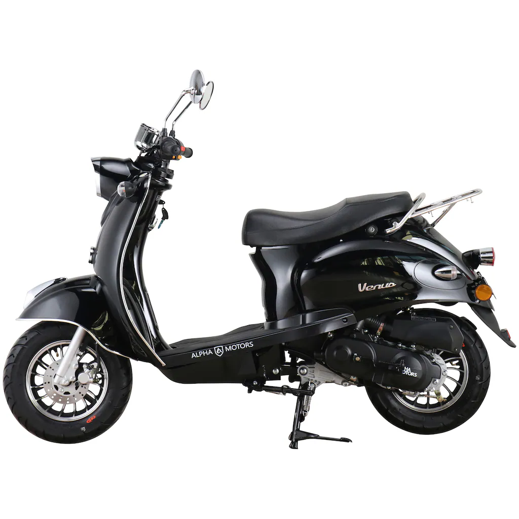 Alpha Motors Motorroller »Venus« 50 cm³ 45 km/h Euro 5 2 99 PS mit USB-Anschluss im Retro-Look auf Raten Preisnachlass