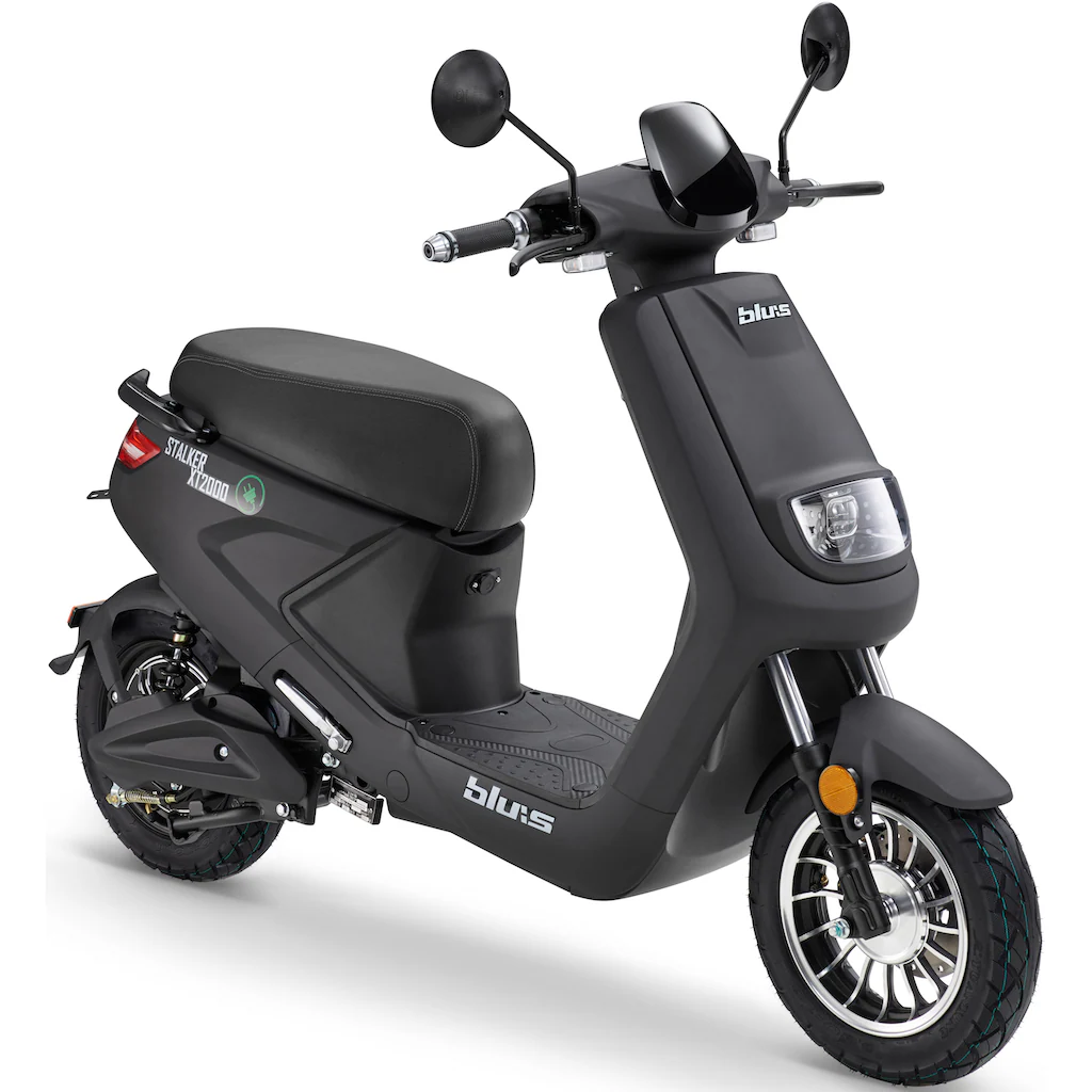Blu:s E-Mofaroller »XT2000« bis zu 59 km Reichweite mit Straßenzul. 2 Sitzplätze für Erwachsene auf Rechnung online bestellen