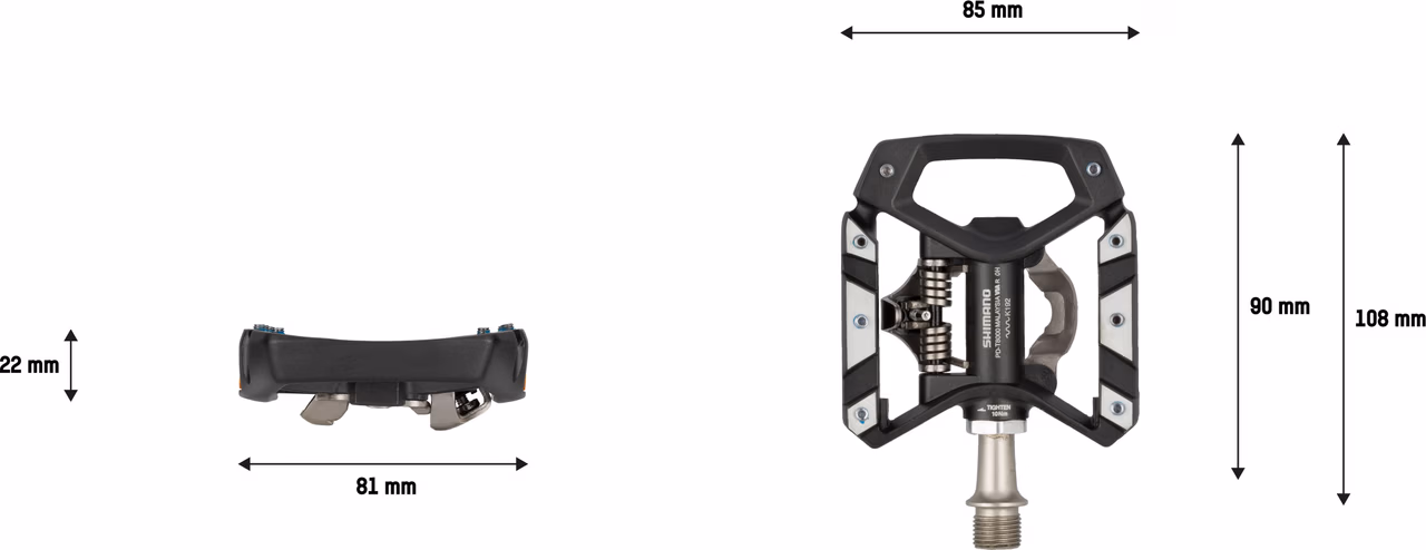Shimano XT Klick-/Plattformpedale PD-T8000 Räumungsverkauf