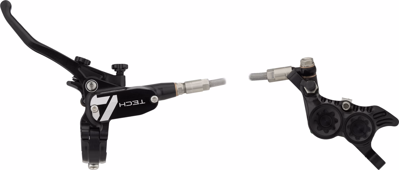 Hope Tech 4 V4 v+h Set Scheibenbremse mit Stahlflexleitung Kostenloser Versand