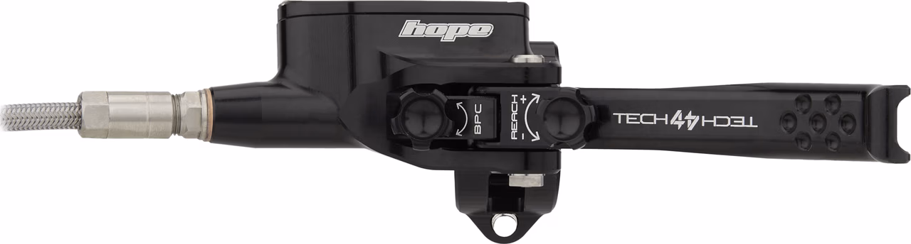 Hope Tech 4 V4 v+h Set Scheibenbremse mit Stahlflexleitung Kostenloser Versand