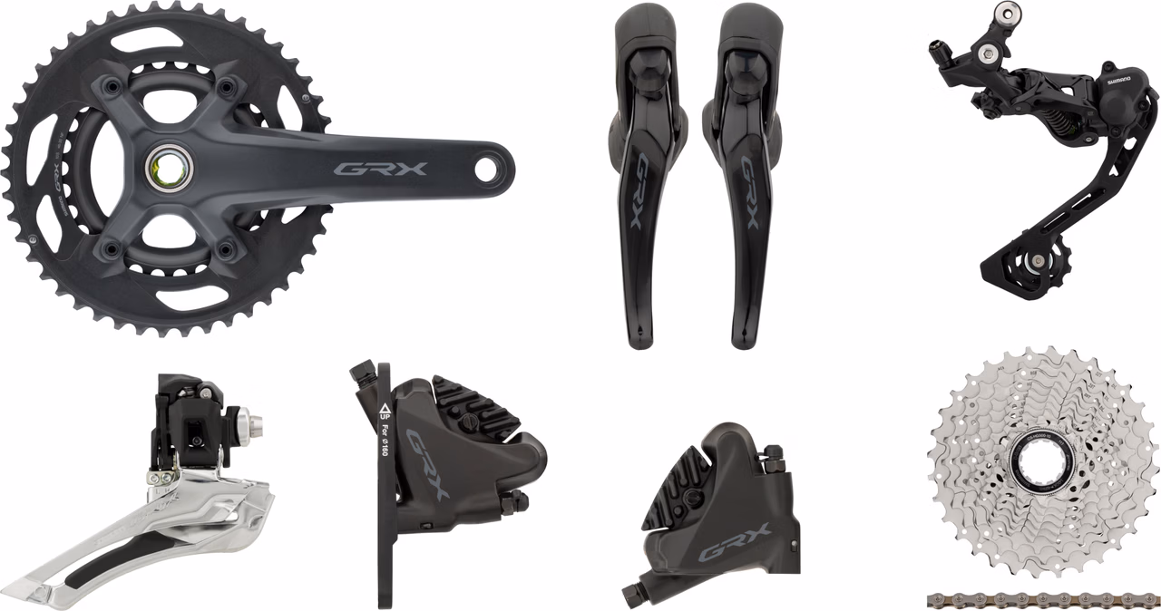 Shimano GRX RX400 Gruppe 2x10 30-46 Kostenlose Rückgabe
