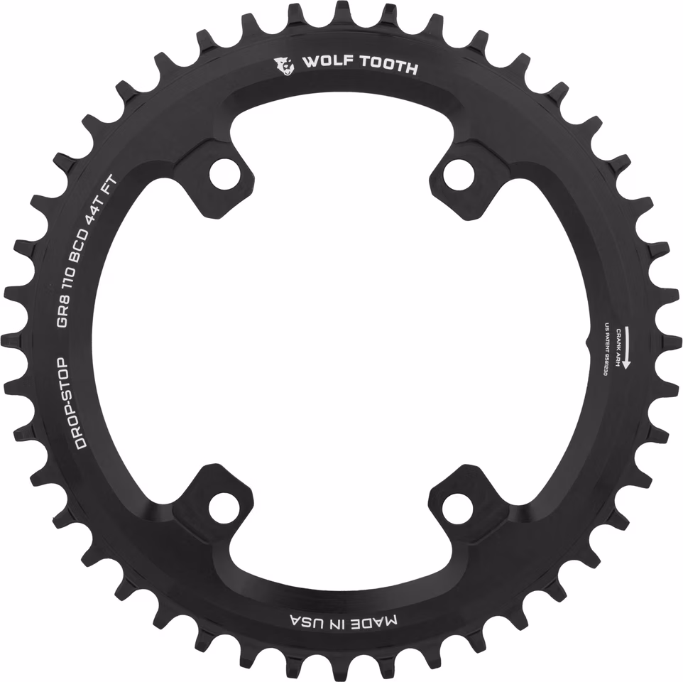 Sale Wolf Tooth Components 110 BCD Asymmetric 4-Arm Kettenblatt für Shimano GRX