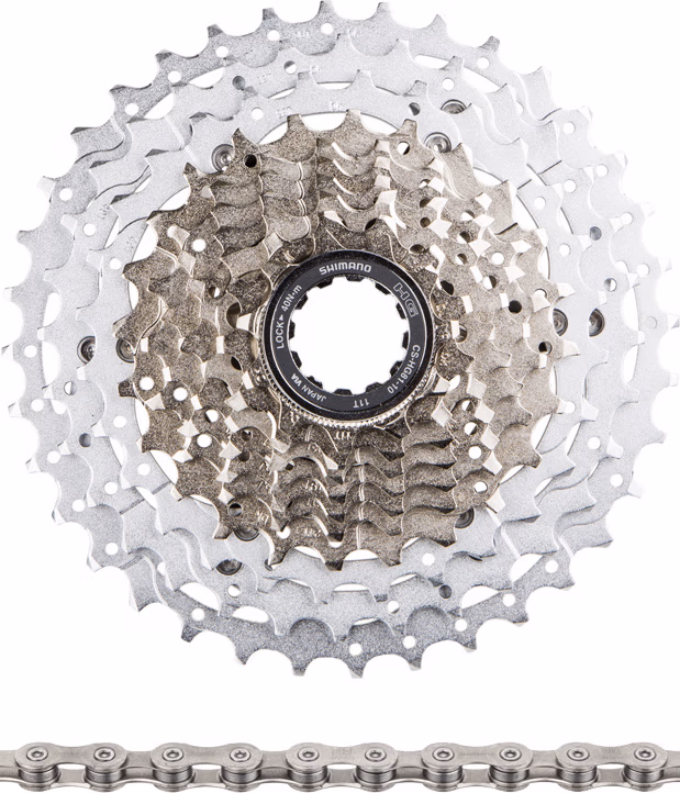Shimano SLX Kassette CS-HG81-10 + Kette CN-HG95 10-fach Verschleißset