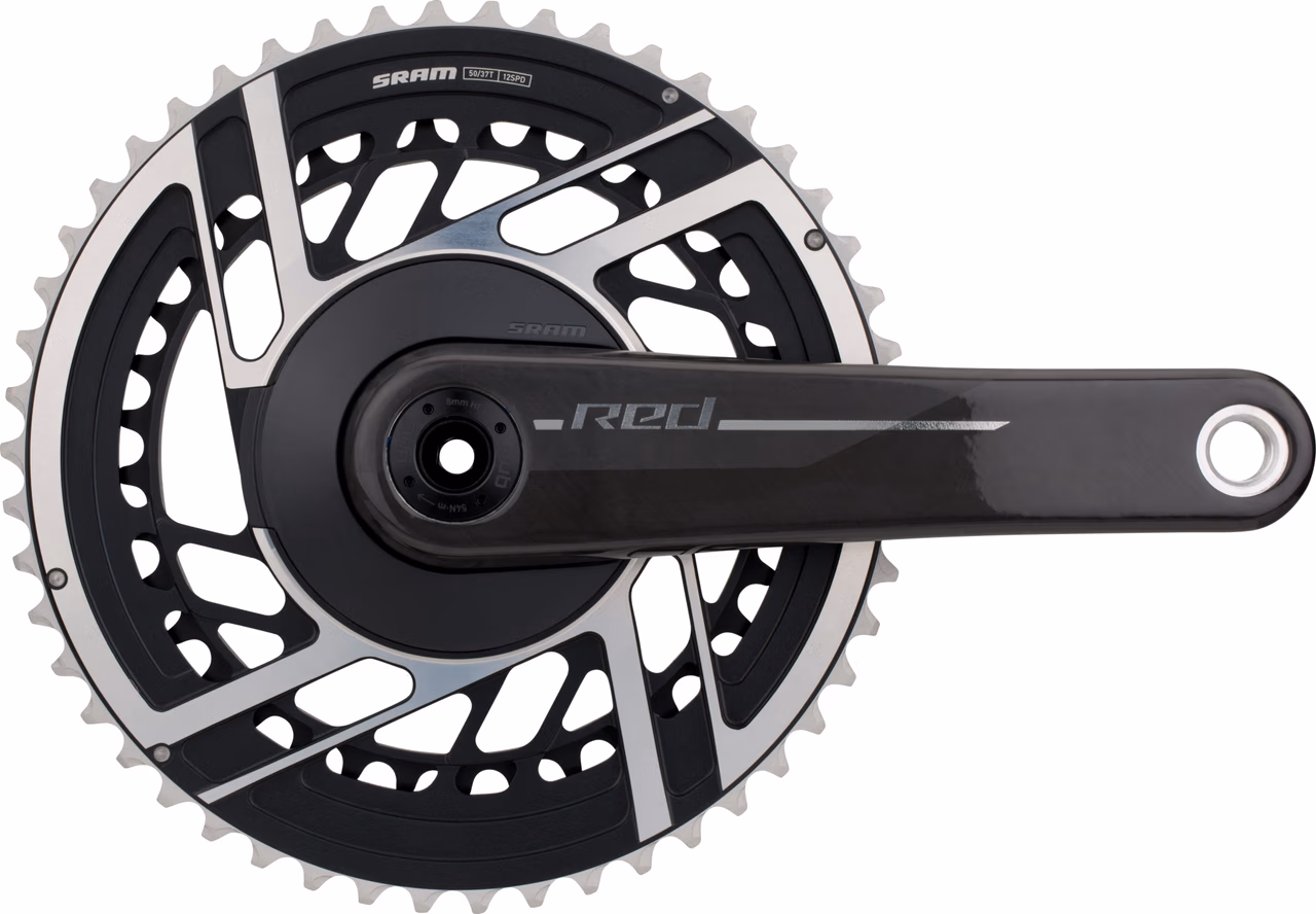 SRAM Red E1 DUB 2x12-fach Carbon Kurbelgarnitur Kauf eins, bekomm eins gratis