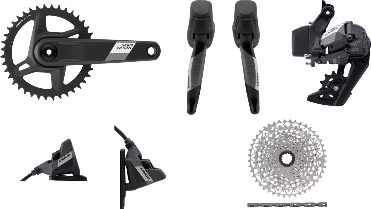 SRAM Apex 1 Wide XPLR AXS 1x12-fach Gruppe Räumungsverkauf