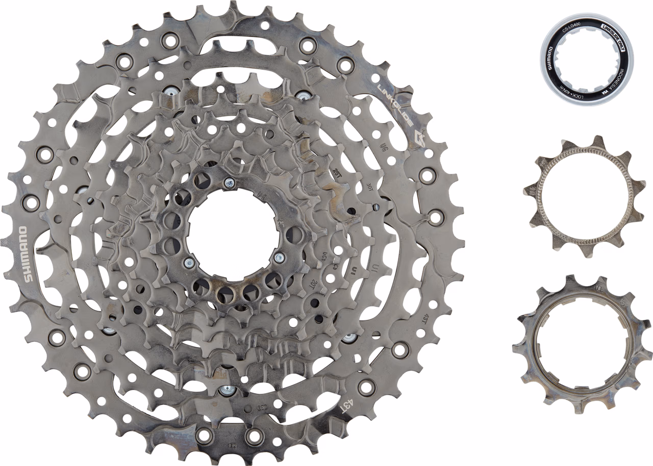 Shimano Kassette CS-LG400-10 Linkglide 10-fach Kostenlose Rückgabe