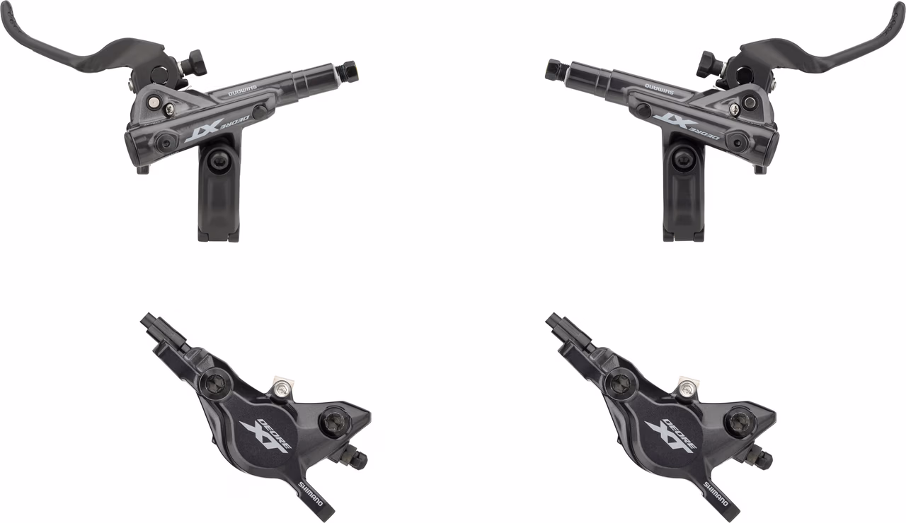 Shimano XT v+h Set Scheibenbremse BR-M8100 mit Resinbelag J-Kit Rabatte dieses Monats
