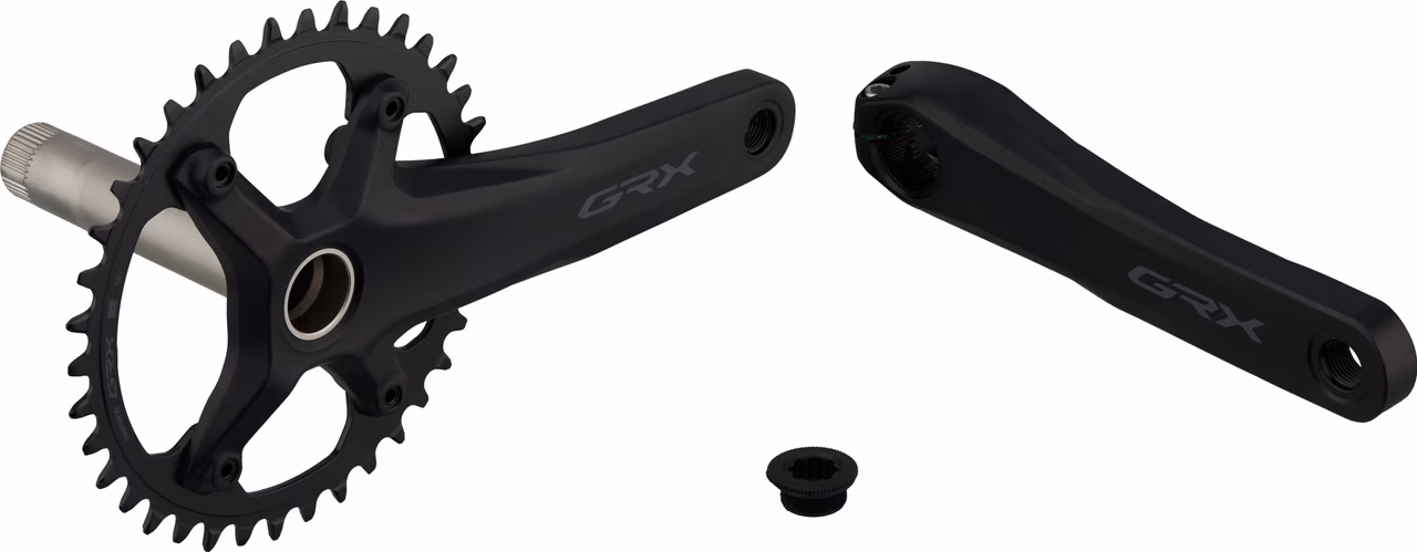 Sale Shimano GRX Kurbelgarnitur FC-RX610-1 Hollowtech II Kostenlose Rückgabe