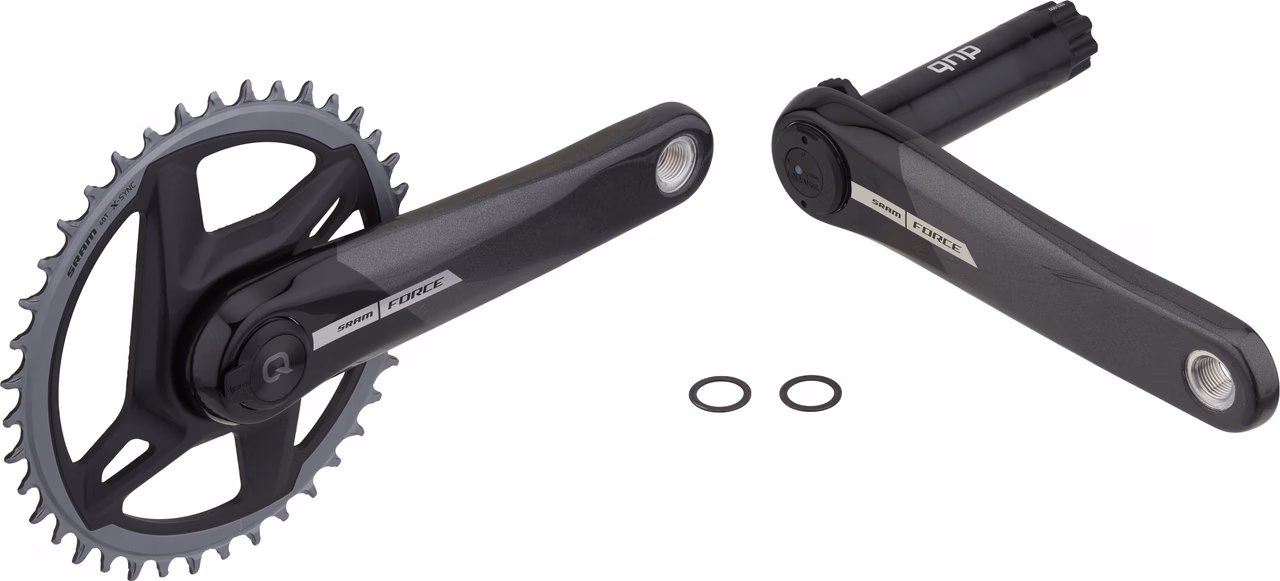 SRAM Force 1 D2 AXS DUB DM 1x12-fach Carbon Powermeter Kurbelgarnitur Zeitbegrenzte Promotion