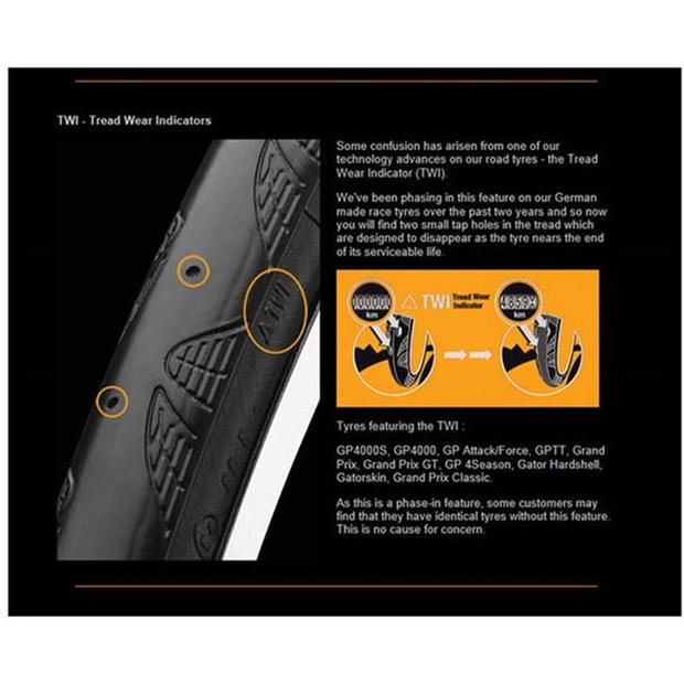 Continental Gator Hardshell 700C Duraskin Wired Road Tyre Rabatte dieses Monats