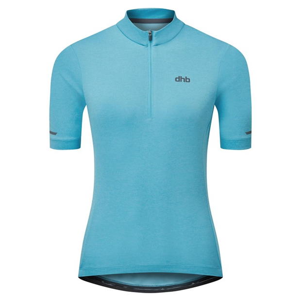 Dhb Women's quarter Zip Short Sleeve Jersey 2.0