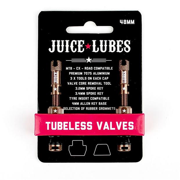 Juice Lubes Tubeless Valves 48mm Copper Neueste Stile
