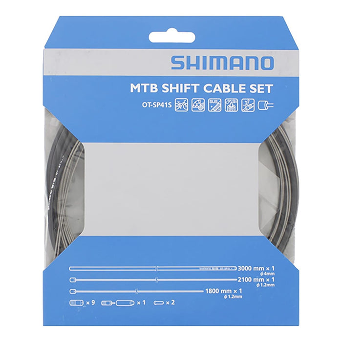 SHIMANO MTB Inox Schaltwerk Kabel- und Hüllen-Set