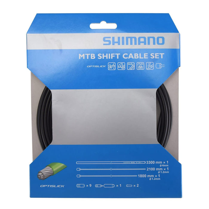 SHIMANO MTB Optislick Kabel- und Umwerferhüllen-Kit