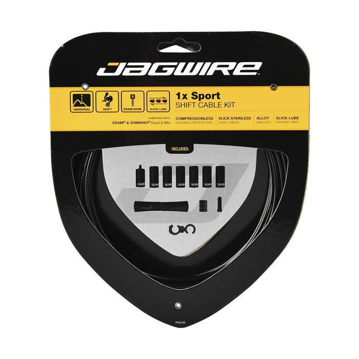JAGWIRE SPORT SHIFT 1X Umwerfer Kabel- und Hüllen-Kit Schwarz