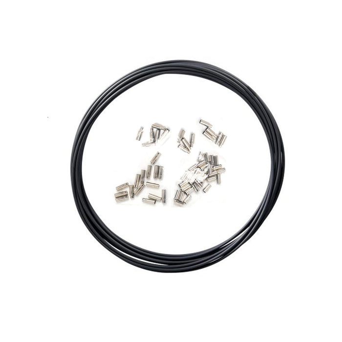 SHIMANO Umwerferhülle Schwarz mit Stoppern (8 m Rolle)