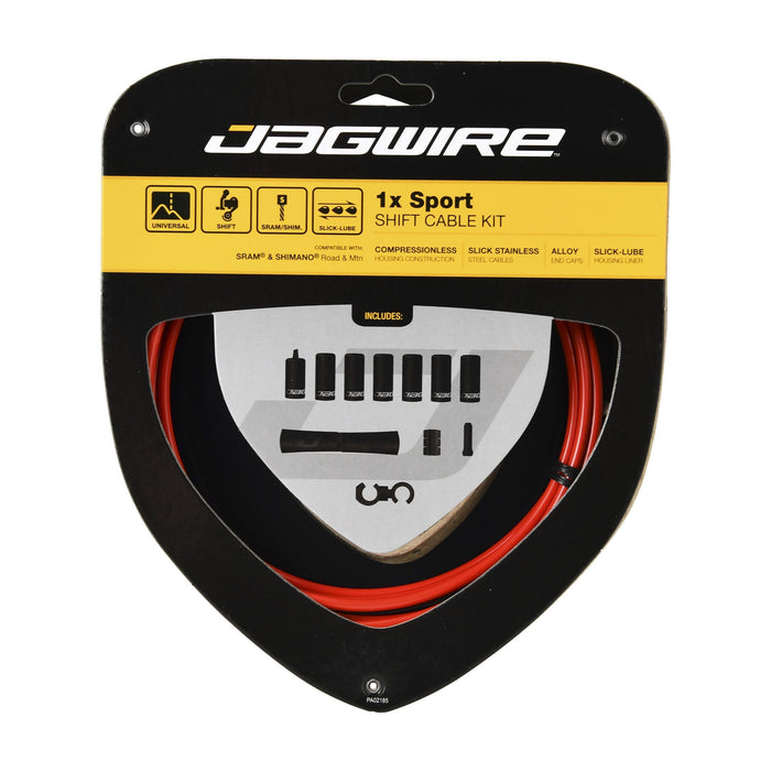JAGWIRE SPORT SHIFT 1X Schaltwerk Kabel- und Hüllen-Set Rot