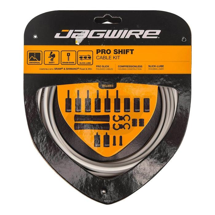 JAGWIRE ROAD AND MOUNTAIN PRO Umwerfer Kabel- und Hüllen-Set Grau