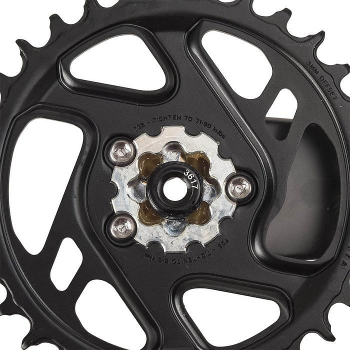 12-fach Mono Kettenblatt TRUVATIV EAGLE DESCENDANT CARBON BOOST DUB Direct Mount Schwarz Großer Ausverkauf