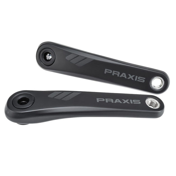 Carbon-Kurbeln für E-Mountainbike PRAXIS Motor Yamaha/Bosch Schwarz VIP-Rabatte