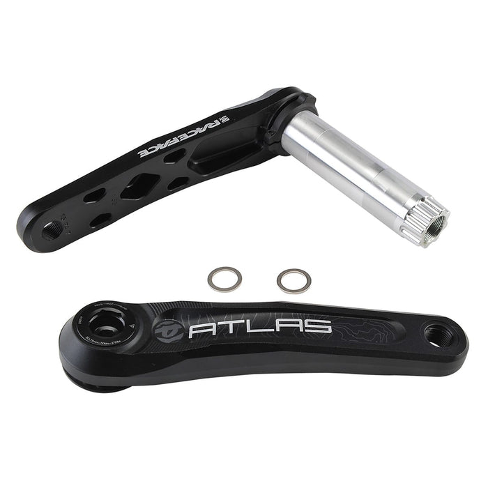 Kurbeln RACE FACE ATLAS CINCH Gehäuse 68/73 mm Schwarz Begrenzte Freigabe