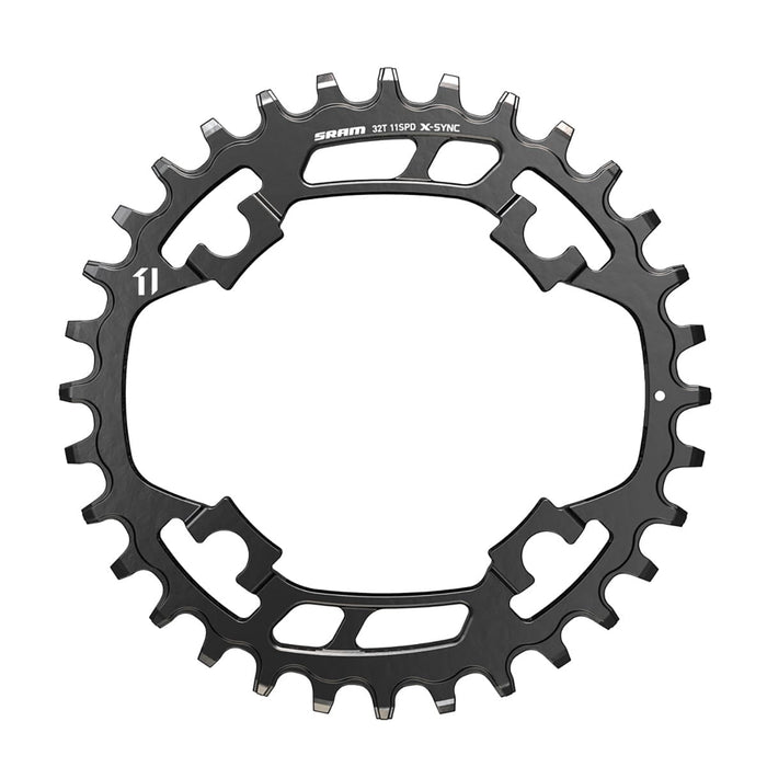 Kettenblatt Mono SRAM X-SYNC 11V 4 Loch 94mm Stahl Schwarz zollfrei
