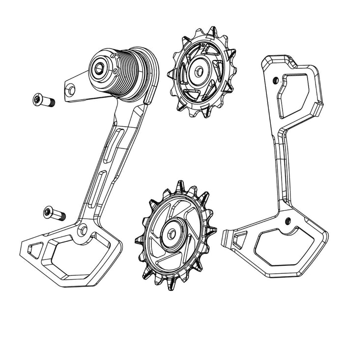 12V SRAM X0 T-TYPE EAGLE AXS Schaltauge hinten komplett Discount Store für neue Produkte