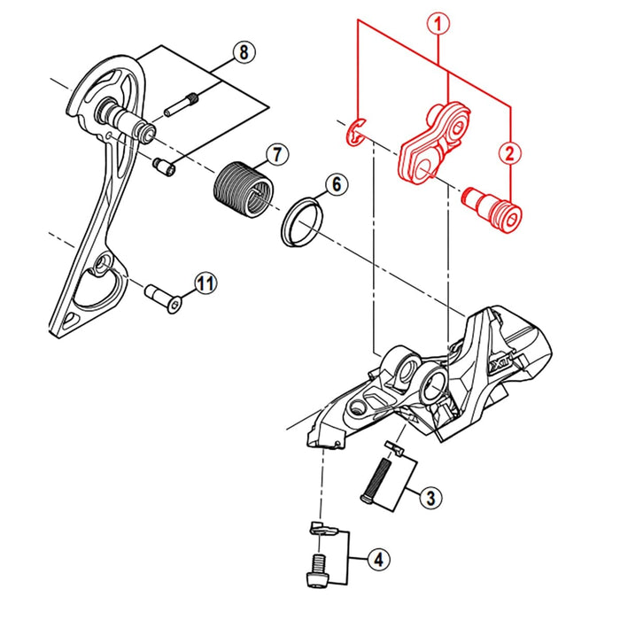 SHIMANO XT RD-M781 Hinterer Umwerfer #Y5Y098010 Fabrikladen