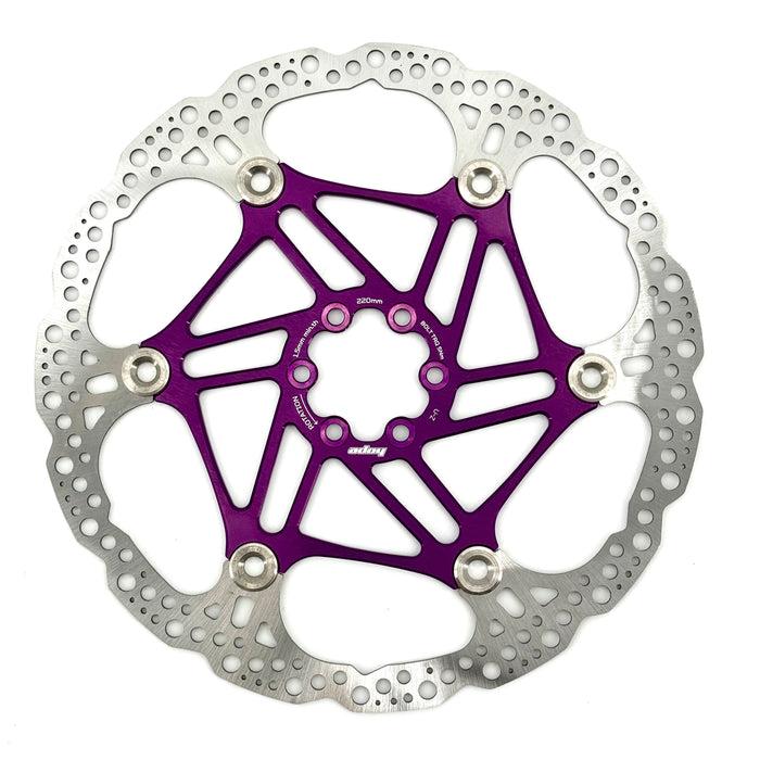 HOPE X2/E4/V4 Schwimmende Scheibe 6 Löcher Violett Exklusivangebot