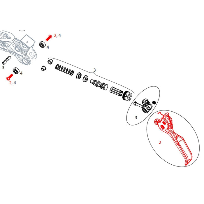 Nur-Bremshebel SRAM GUIDE/CODE RSC Saisonschlussverkauf