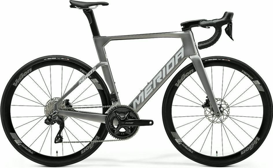 fahrrad-discount Rennrad Merida Reacto 5000 2025 Grau Große Rabatte