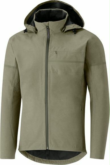 fahrrad-discount Regenjacke Shimano Transit Hardshell Jacket Herren Grün