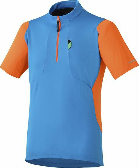fahrrad-discount Trikot Shimano Touring Jersey Blau Osterangebot